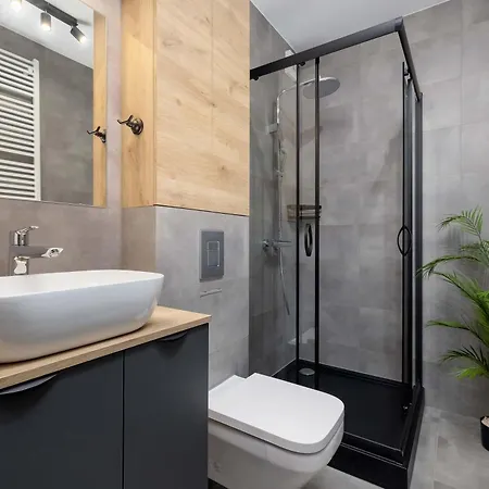 Stylish With A Balcony Ideal For Remote Work By Renters * カトヴィツェ