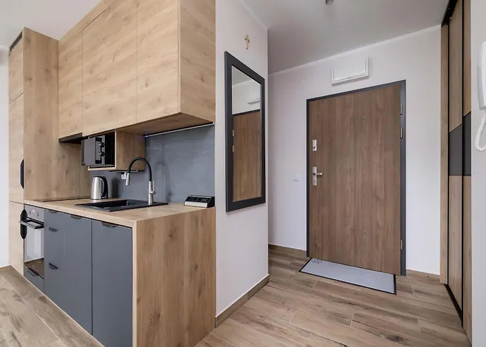 Stylish With A Balcony Ideal For Remote Work By Renters アパート カトヴィツェ